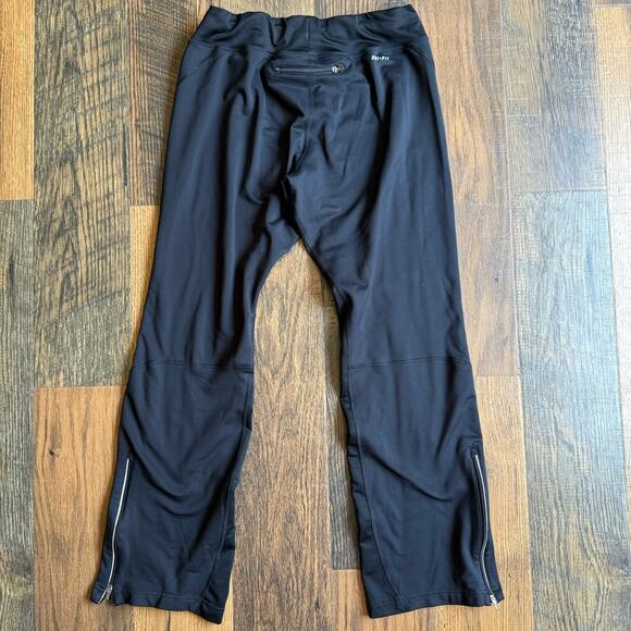 Nike Dri-FIT Women’s Sweatpants M Black Drawstring Bootcut Athletic Pants - Picture 2 of 5